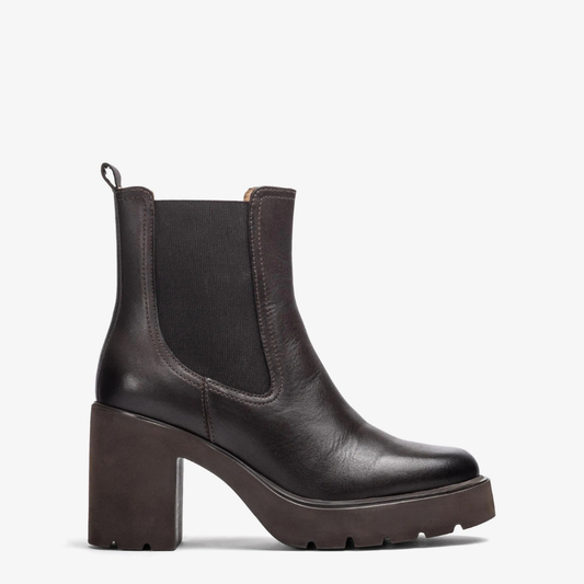 STIVALETTO UNISA MARRONE TACCO 8,5CM