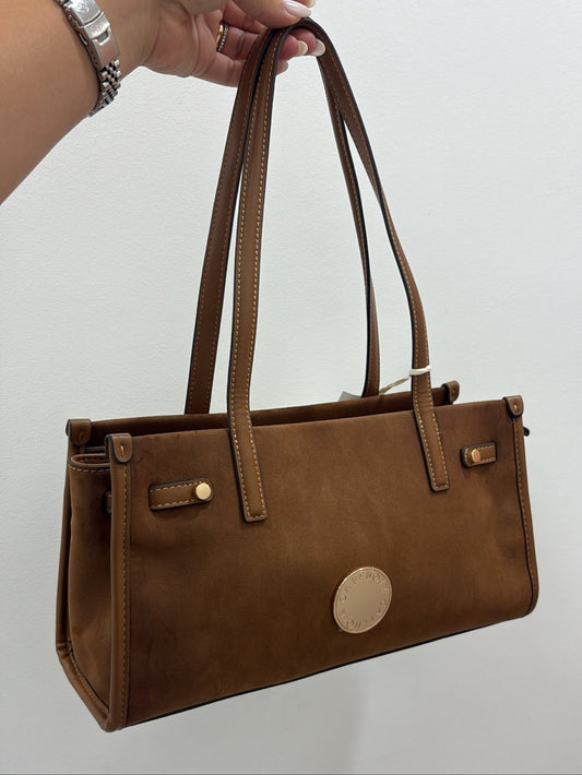 BORSA SCAMOSCIATA CUOIO