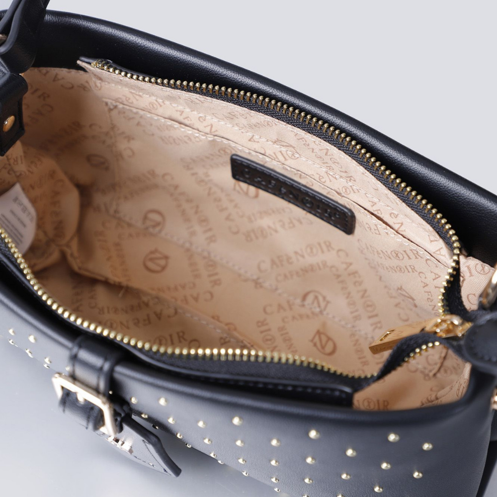 BORSA CAFENOIR PICCOLA CON MICRO BORCHIE