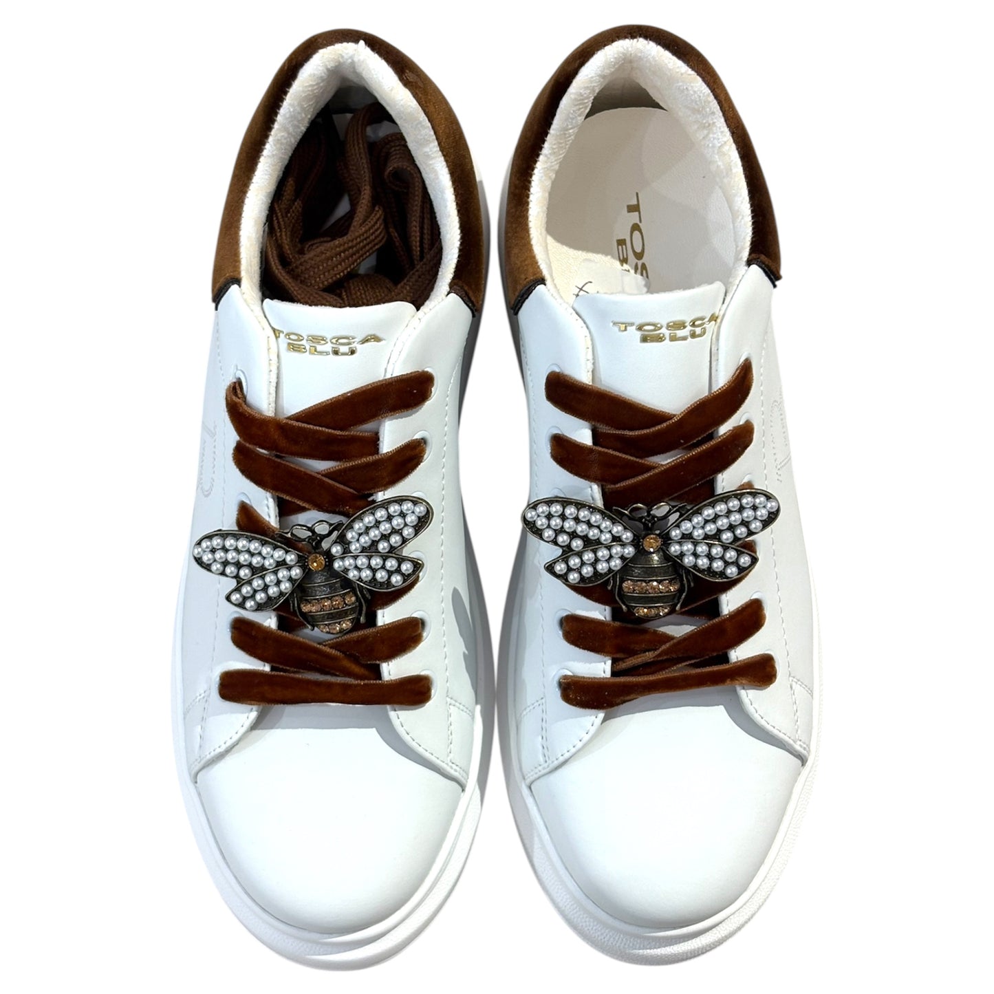 SNEAKERS TOSCA BLU APE BIANCO