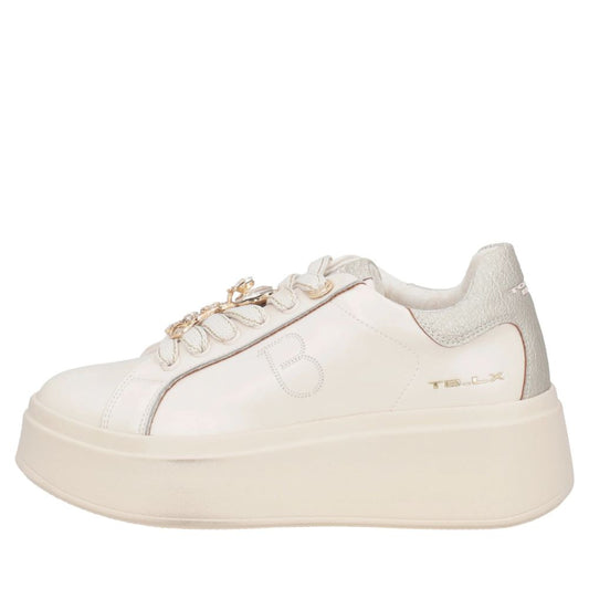 SNEAKERS CLARA TOSCA BLU BEIGE CON GATTO
