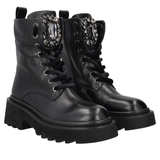 ANFIBIO IN PELLE CON STRASS