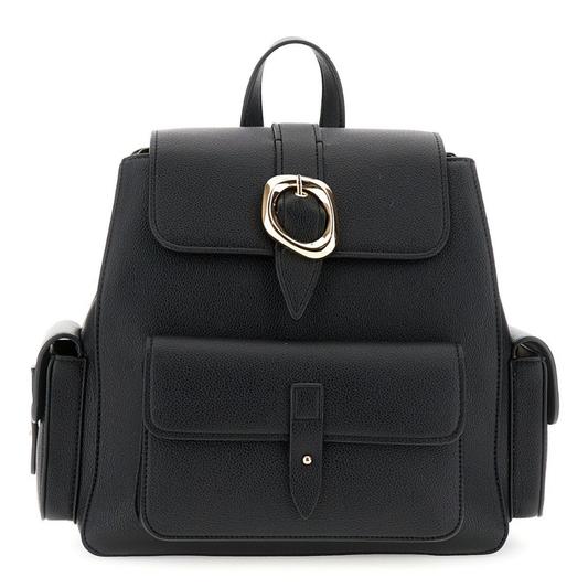 ZAINO CAFENOIR NERO CON TASCHE ESTERNE