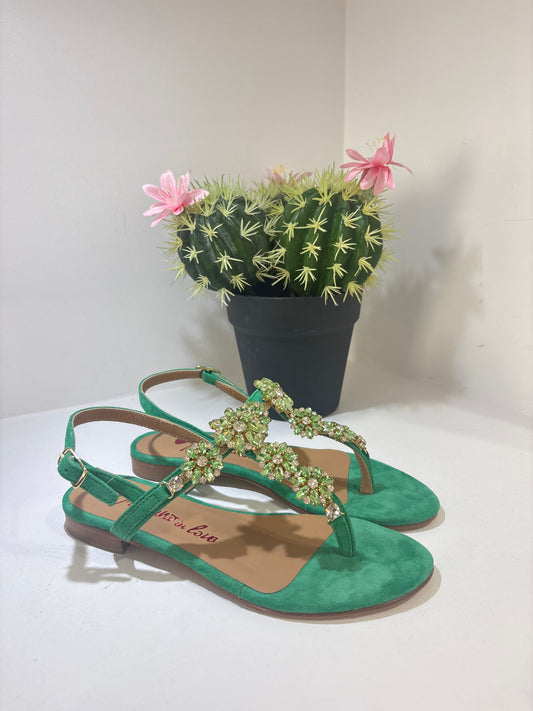 SANDALO POSITANO LOVE VERDE