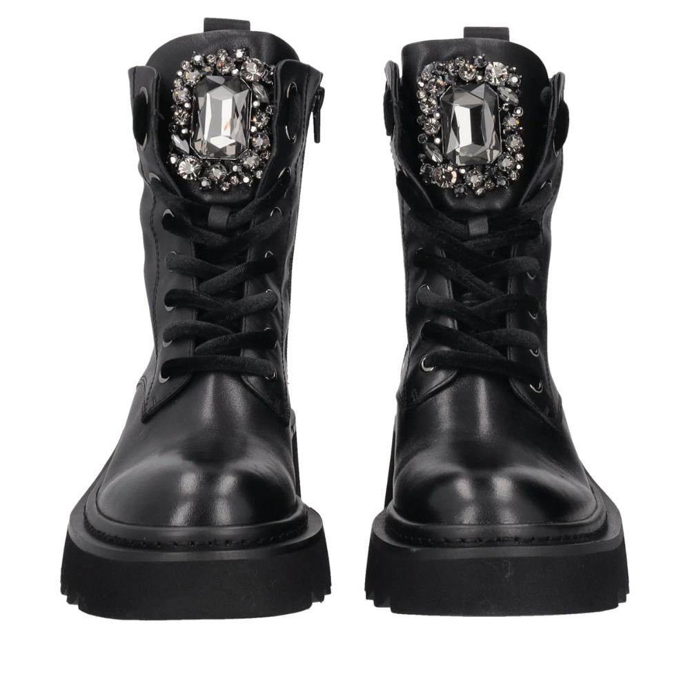 ANFIBIO IN PELLE CON STRASS