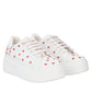 SNEAKERS CLARA TOSCA BLU BIANCO CON CUORI ROSSI