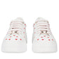 SNEAKERS CLARA TOSCA BLU BIANCO CON CUORI ROSSI