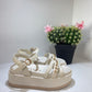 SANDALO APE PAZZA IN PELLE PLATFORM