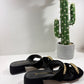 CIABATTINA SHADDY IN PELLE NERA SCAMOSCIATA TACCO 2.5CM