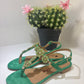 SANDALO POSITANO LOVE VERDE