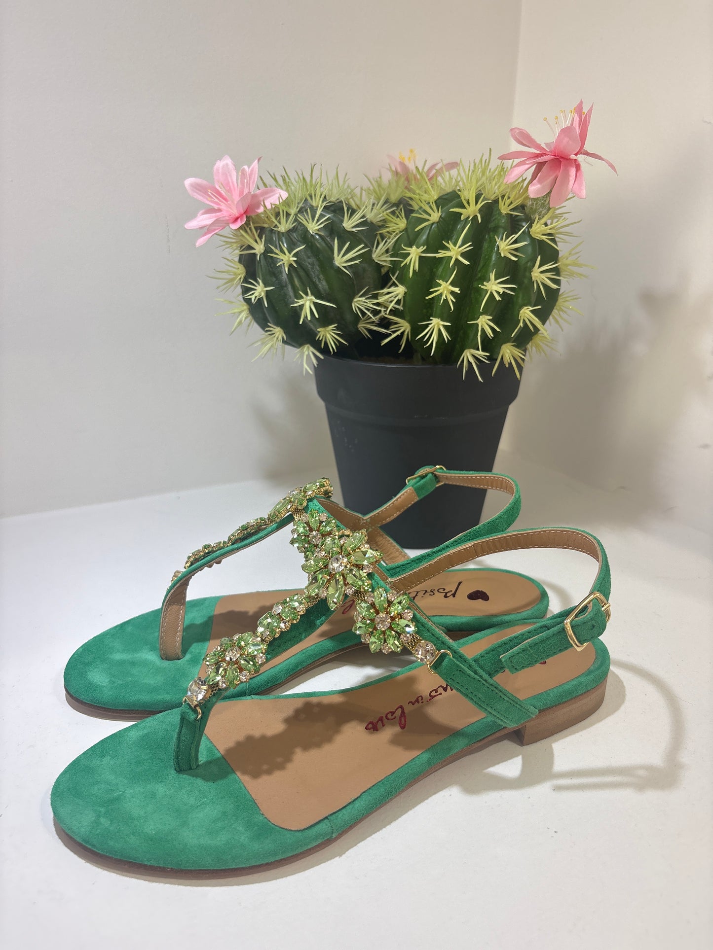 SANDALO POSITANO LOVE VERDE