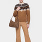 BORSA MARRONE SIMIL PELLE