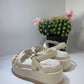 SANDALO APE PAZZA IN PELLE PLATFORM