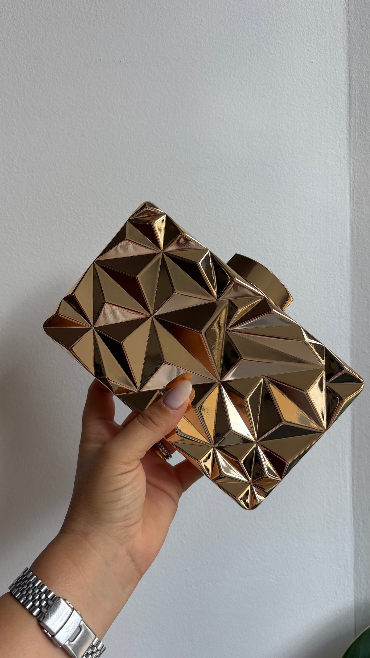 CLUTCH IN METTALLO ORO