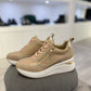 Sneakers Cafenoir Beige con zeppa