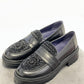 Mocassino Ape Pazza nero con strass