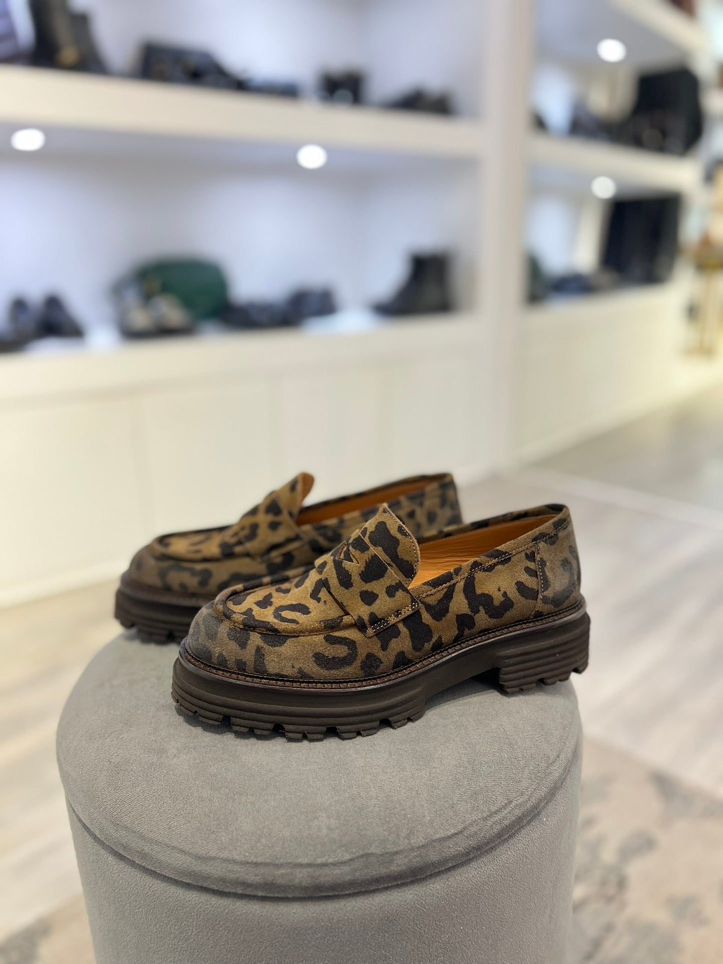 Mocassino Mat20 leopardato