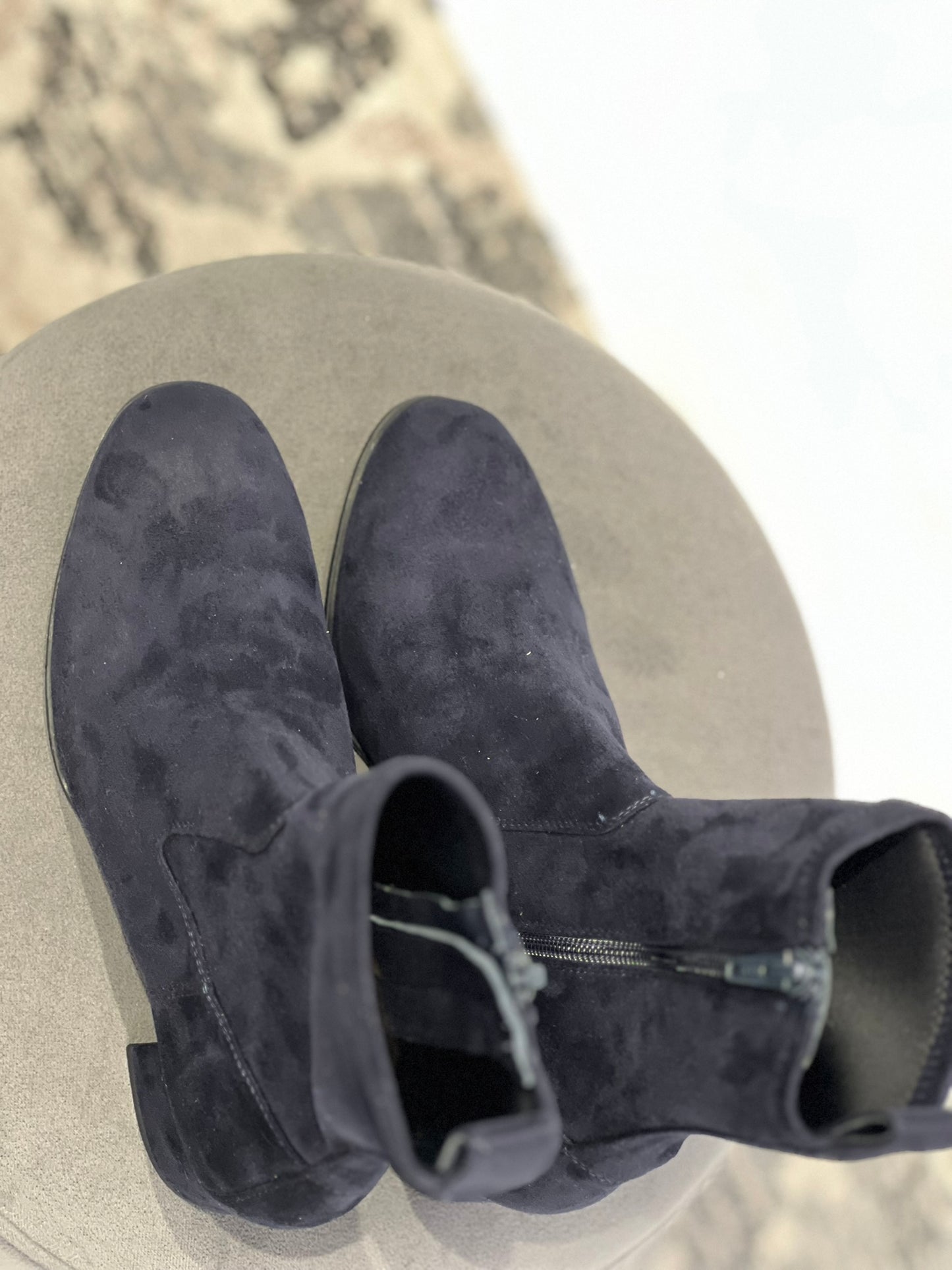 Stivaletto Unisa in camoscio Blu