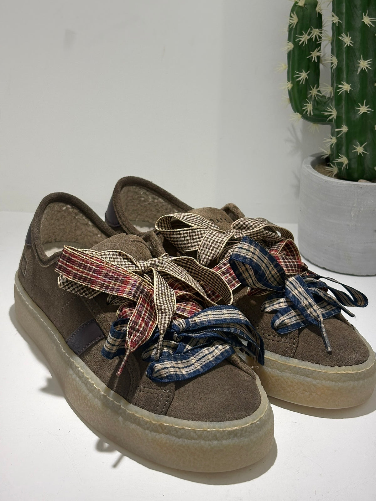 SNEAKER TENDER SUEDE MARRONE