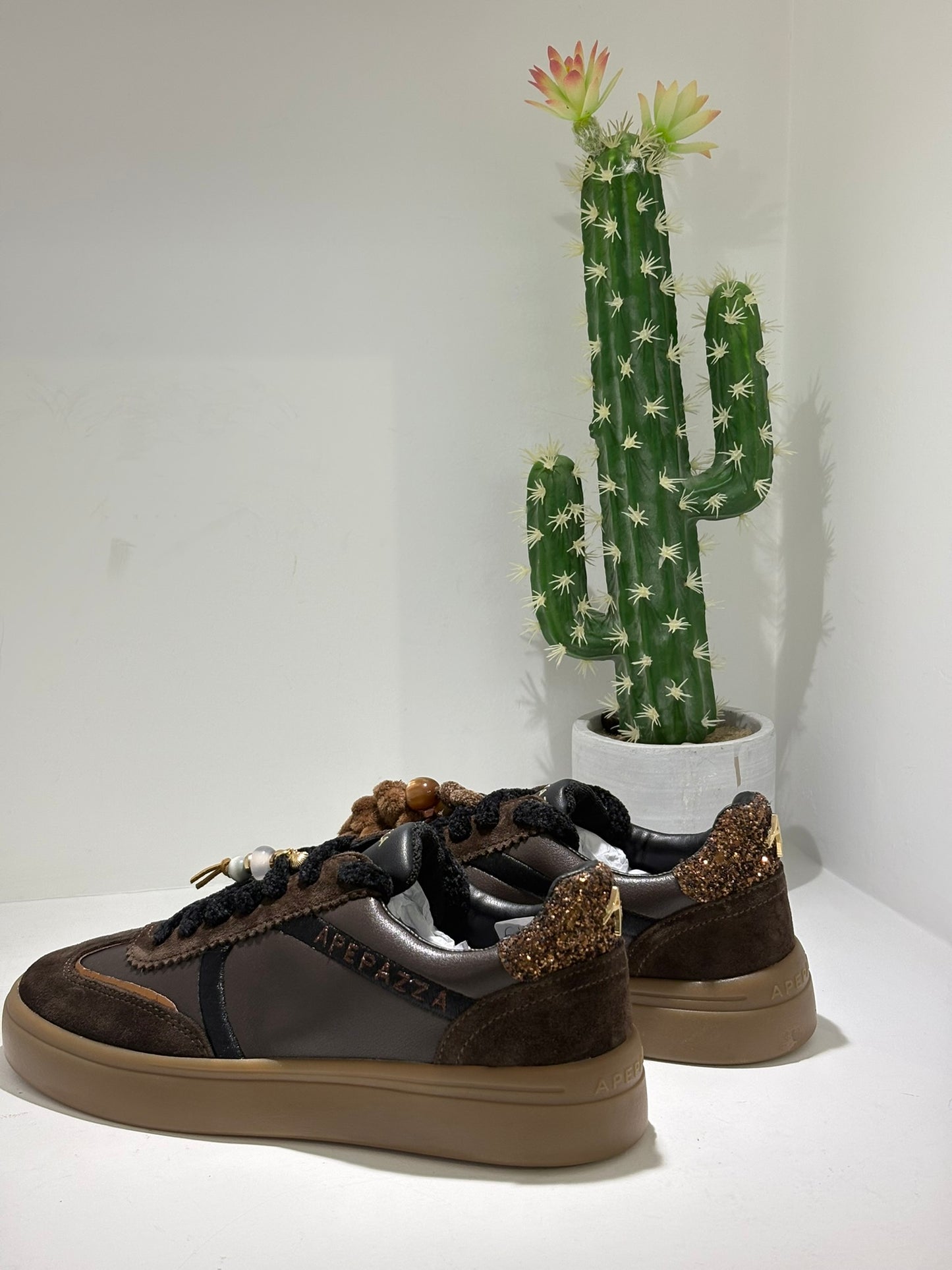 SNEAKER APE PAZZA CIOCCOLATO ORSO