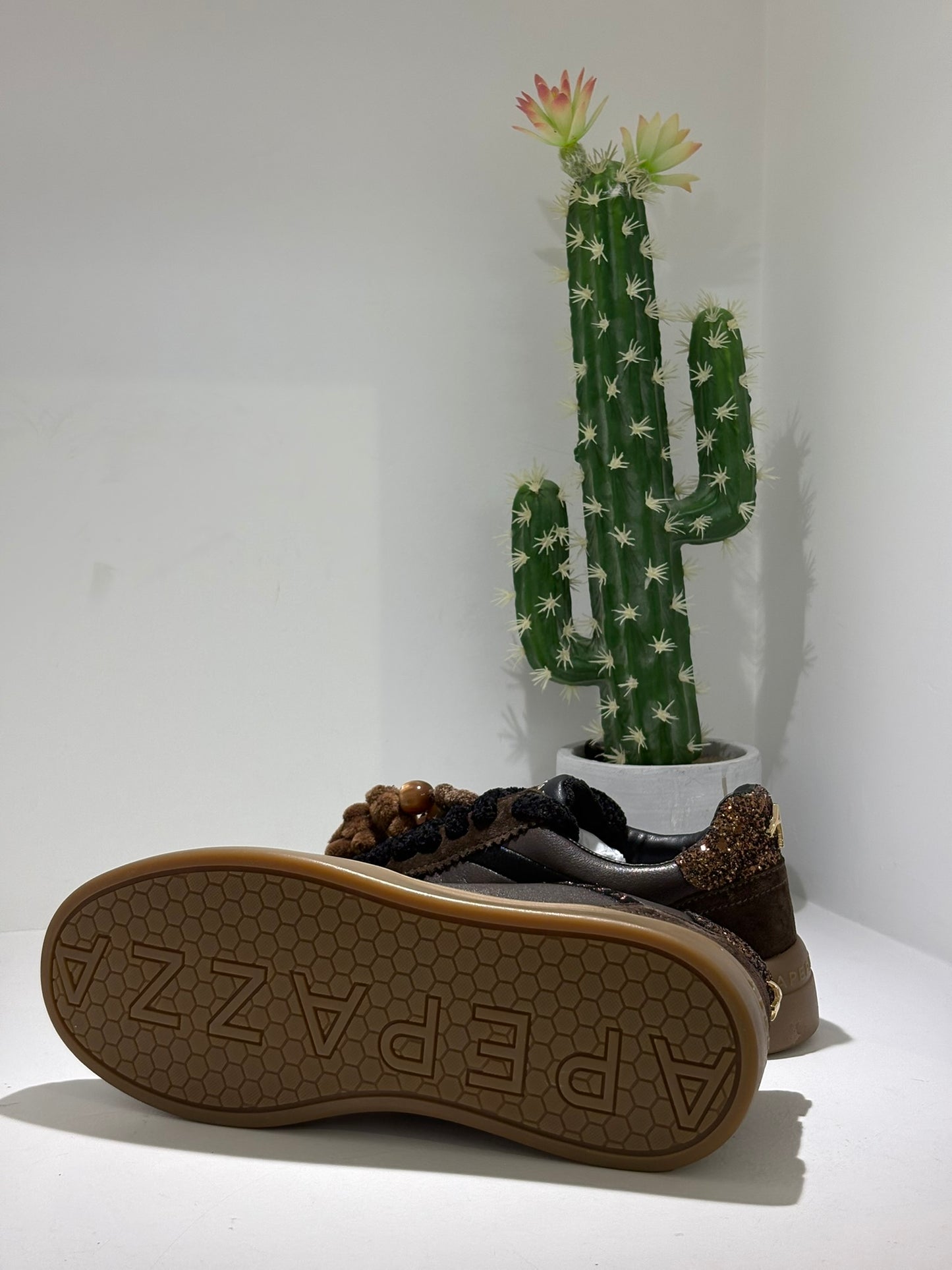 SNEAKER APE PAZZA CIOCCOLATO ORSO