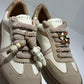 SNEAKER APE PAZZA BEIGE ORSO