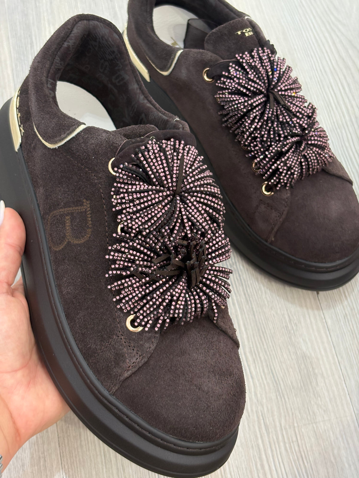 SNEAKER TOSCA BLU CIOCCOLATO