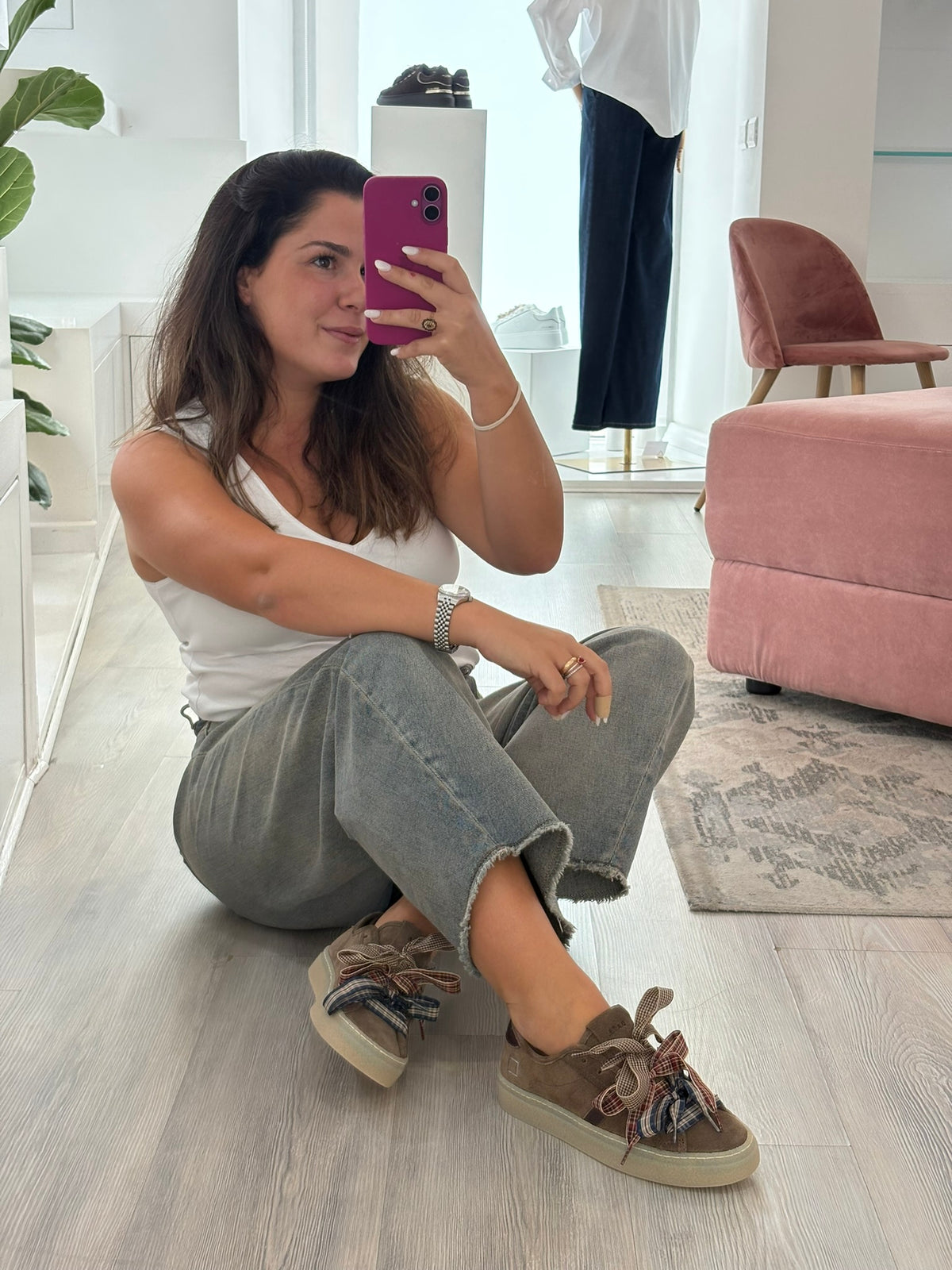 SNEAKER TENDER SUEDE MARRONE