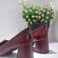 DECOLLETE VERNICE BORDO