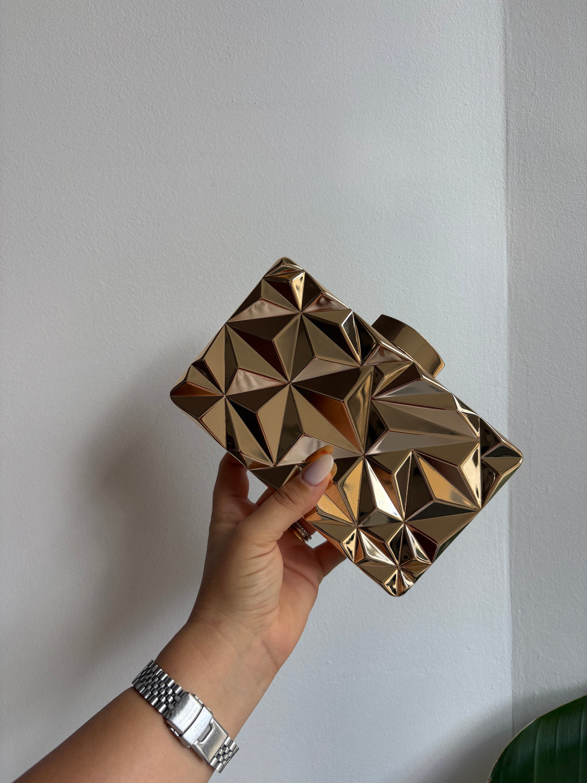 CLUTCH IN METTALLO ORO