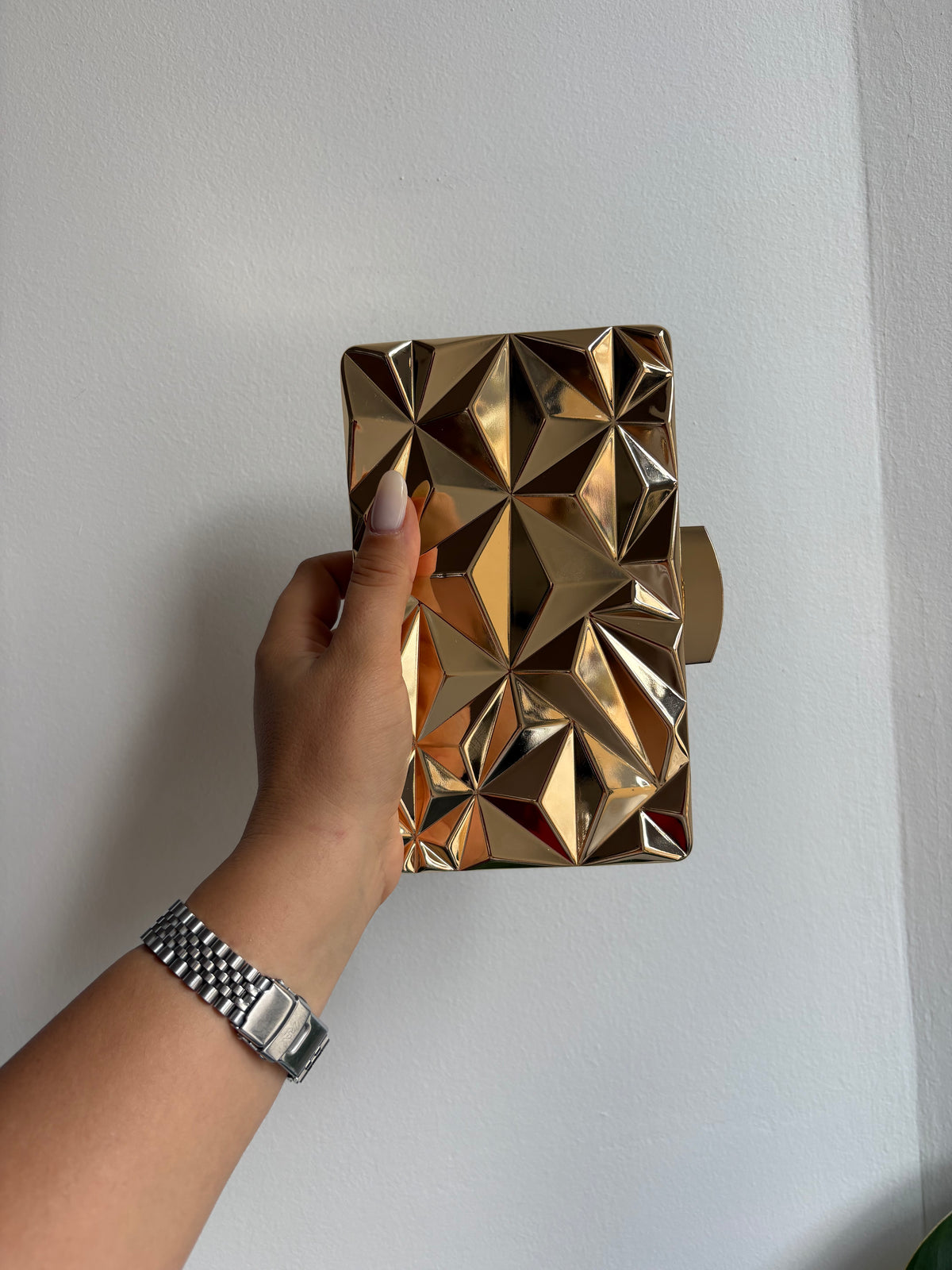 CLUTCH IN METTALLO ORO