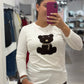 T-SHIRT ORSETTO BIANCO
