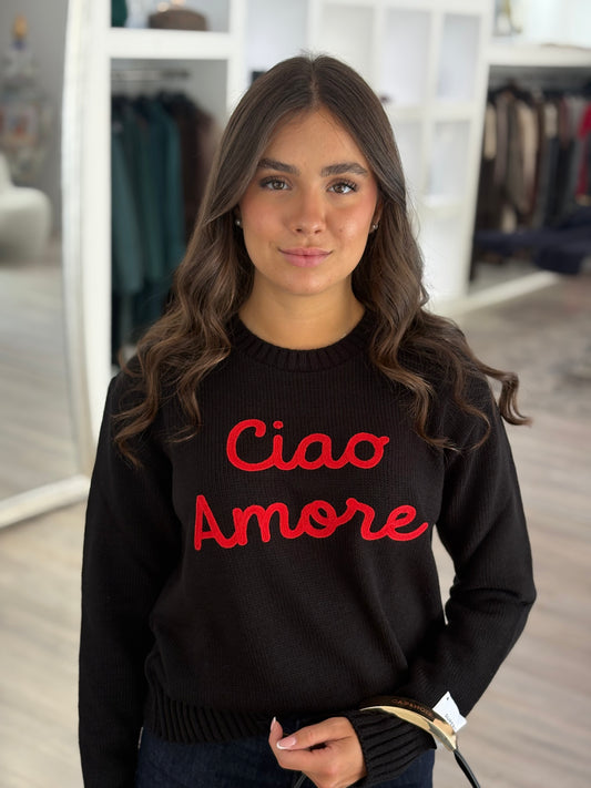 PULL NERO CIAO AMORE
