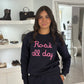 TUTA FELPATA ROSE ALL DAY BLU