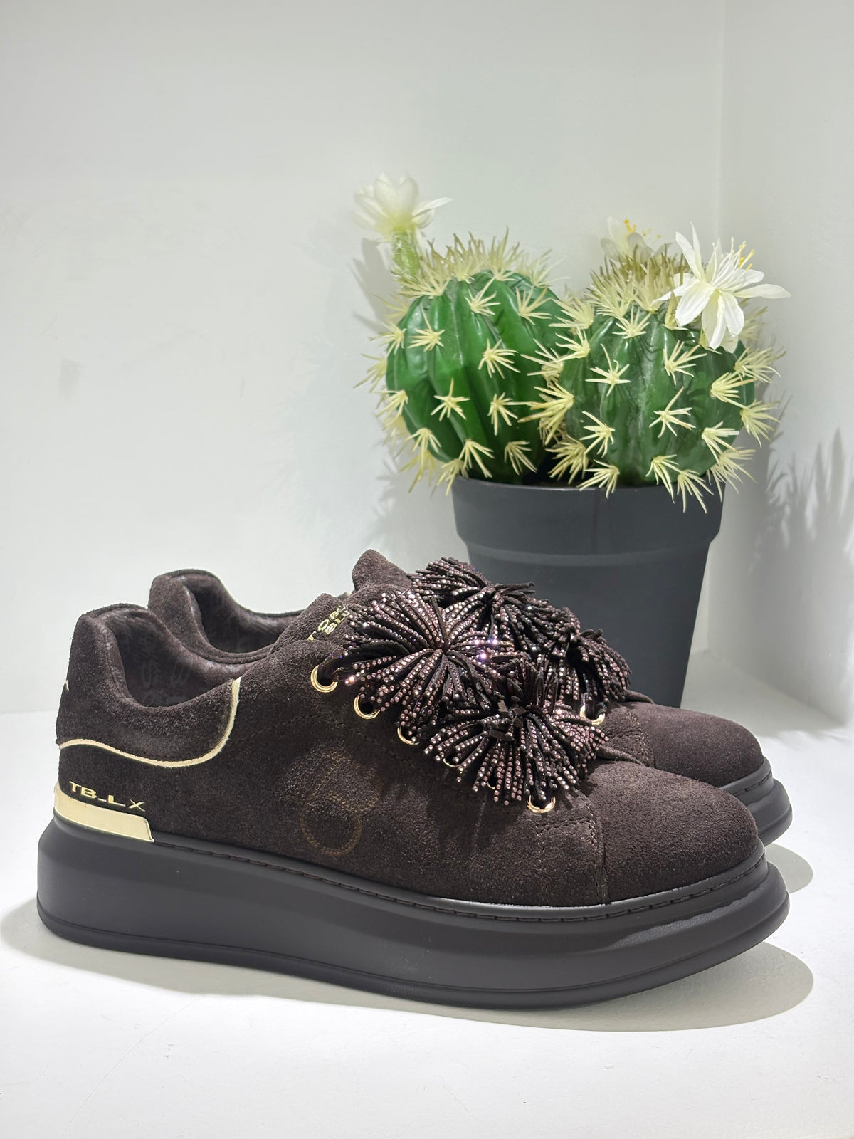 SNEAKER TOSCA BLU CIOCCOLATO