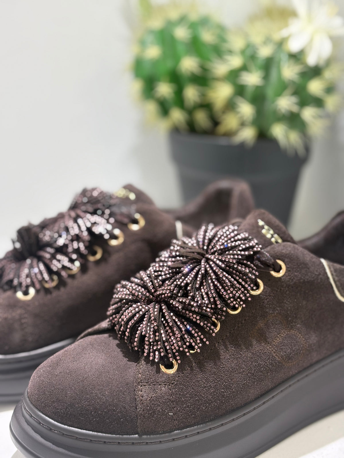 SNEAKER TOSCA BLU CIOCCOLATO