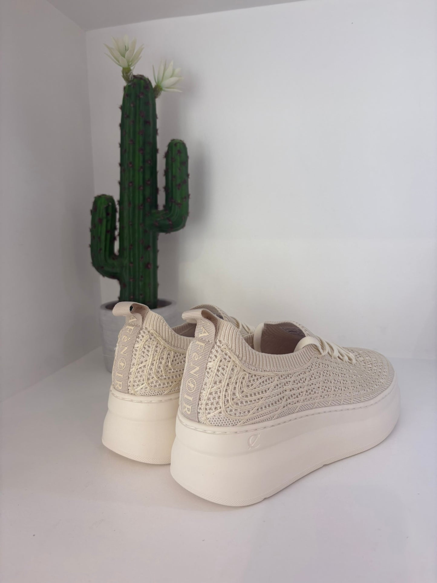 SNEAKER CAFENOIR ELATICIZZATA BEIGE