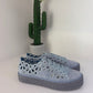 ESPADRILLAS CAFENOIR IN PELLE SCAMOSCIATA CELESTE