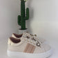 SNEAKER STOKTON IN VERA PELLE CREMA