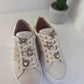 SNEAKER STOKTON IN VERA PELLE CREMA