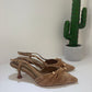 SLINGBACK APE PAZZA PELLE SCAMOSCIATA CUOIO