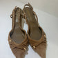 SLINGBACK APE PAZZA PELLE SCAMOSCIATA CUOIO