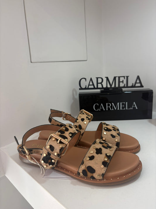 SANDALO CARMELA CAVALLINO LEOPARDATO