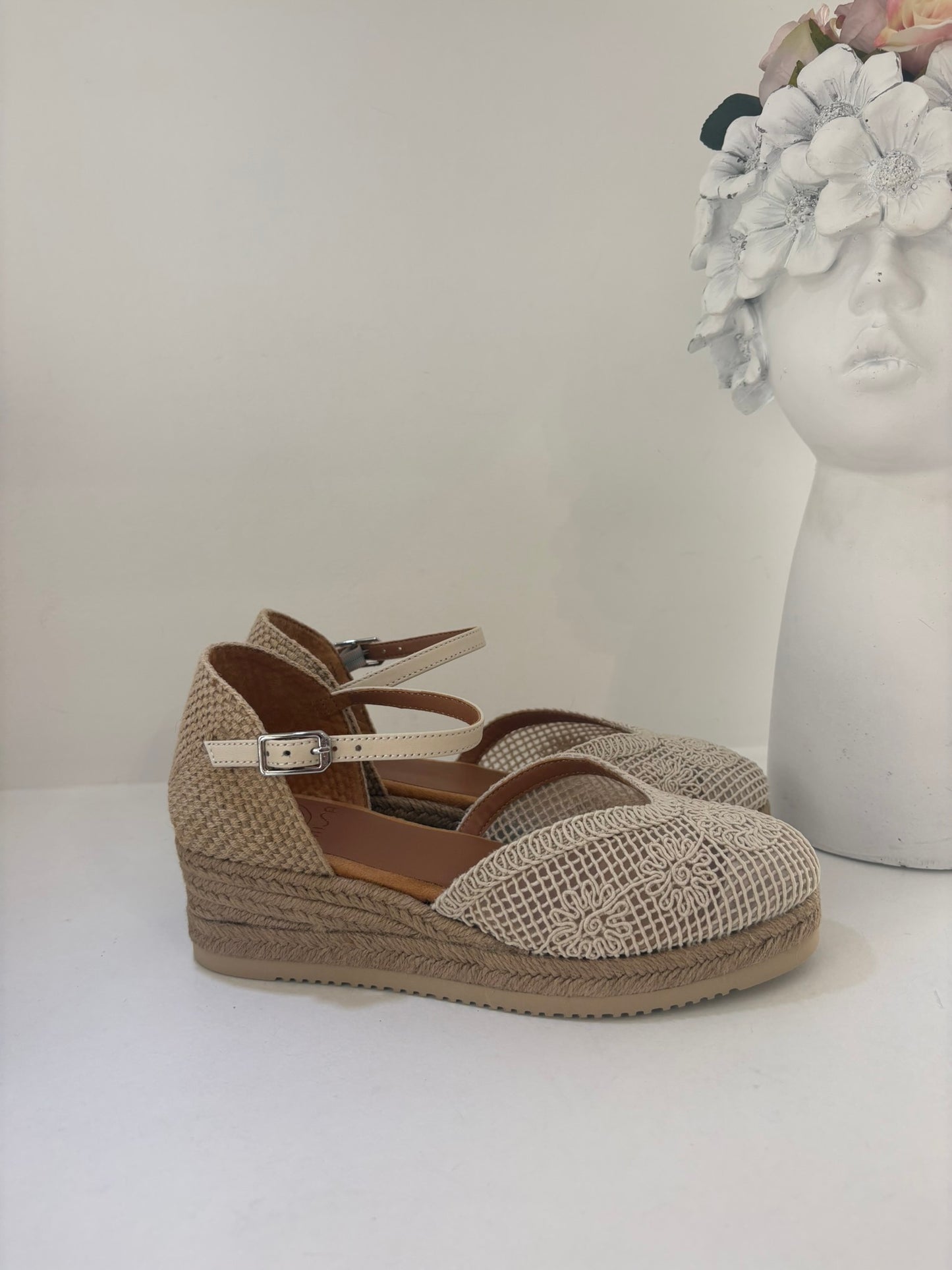 ESPADRILLAS UNISA UNCINETTO BEIGE