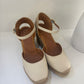 ESPADRILLAS UNISA IN VERA PELLE BURRO TACCO 8.5