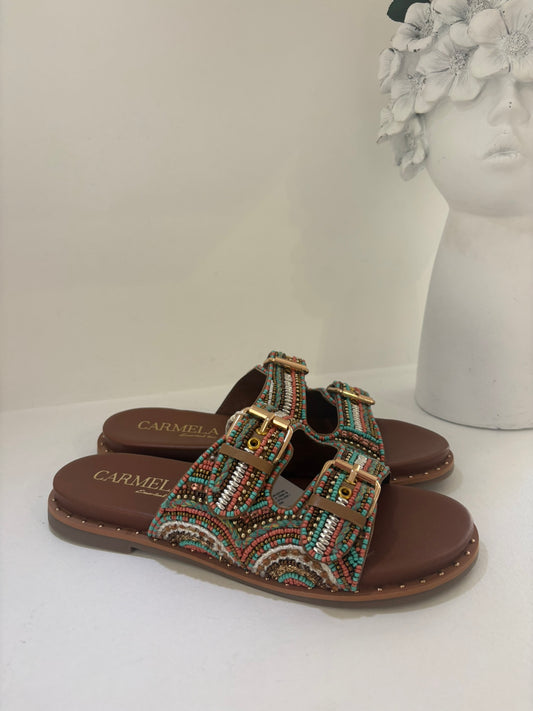 CIABATTONE CARMELA IN VERA PELLE