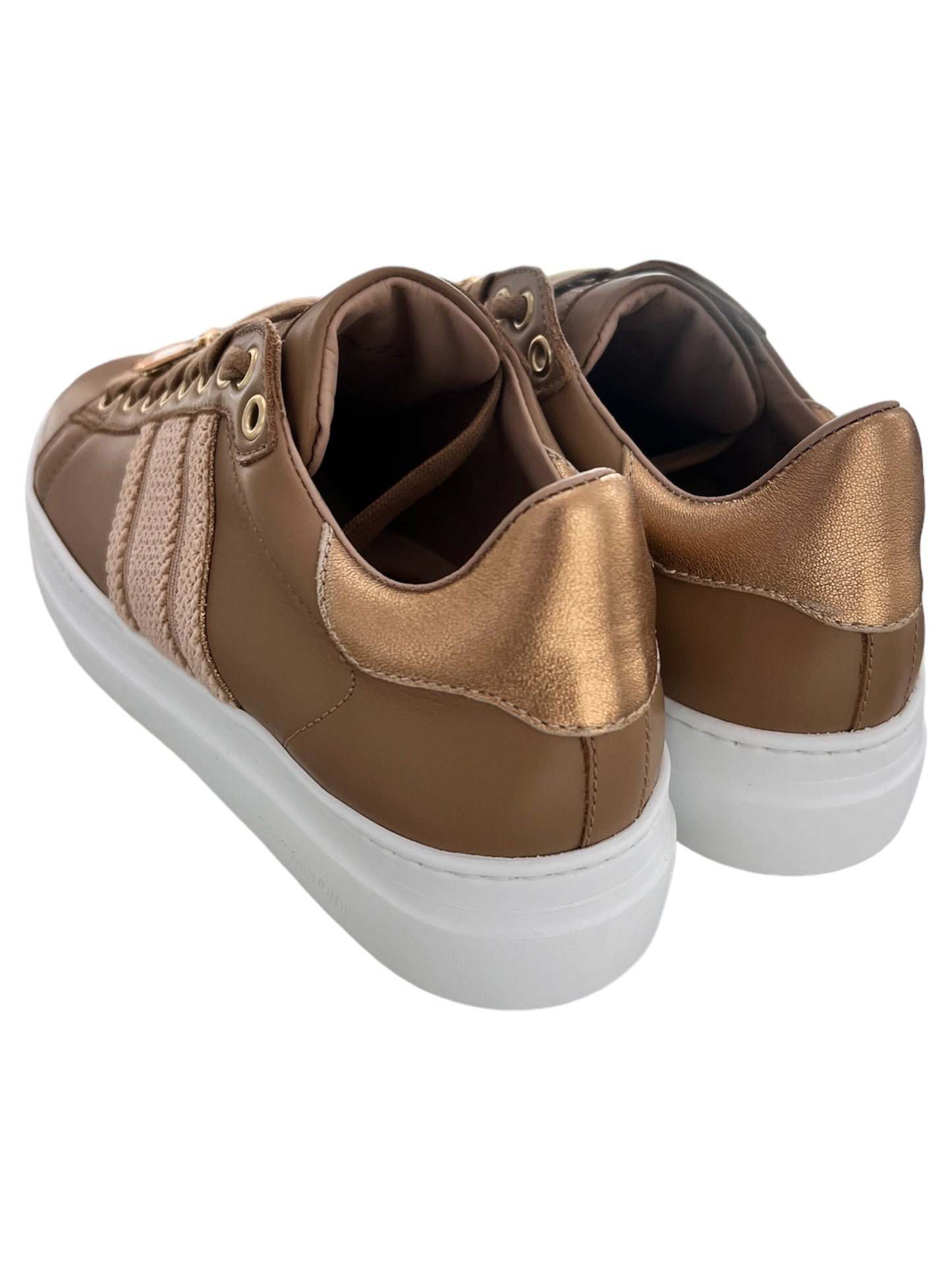 Sneakers Stokton beige con accessorio