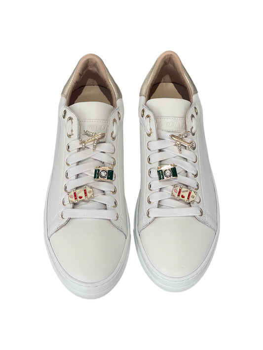 Sneakers Stokton bianco con accessori