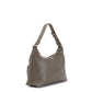 Sacca Cafenoir con tasche e charm in metallo fango