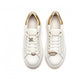 Sneakers Ape pazza bianco in pelle con labbra rimovibili